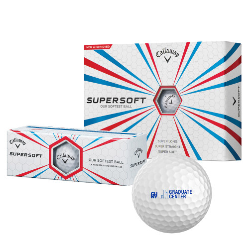 Callaway Supersoft Golf Balls 12/pkg-Graduate Center Wordmark