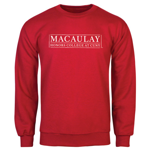 Macaulay Honors College Performance Red Longsleeve Shirt College of Staten Island