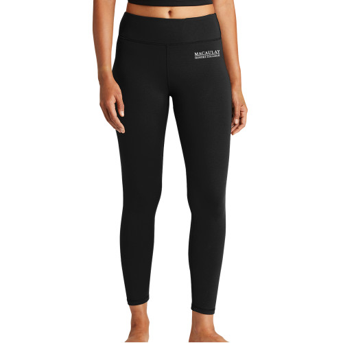 Womens Black Performance Legging-Primary Mark