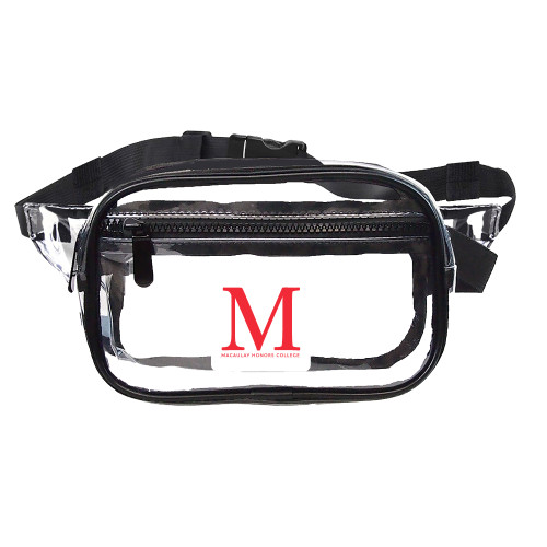 College Clear Fanny Pack-Lettered Macaulay Honors