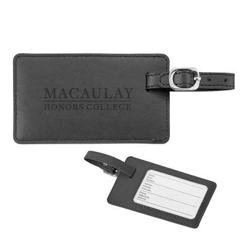 Neoskin Black Luggage Tag-Primary Mark Engraved