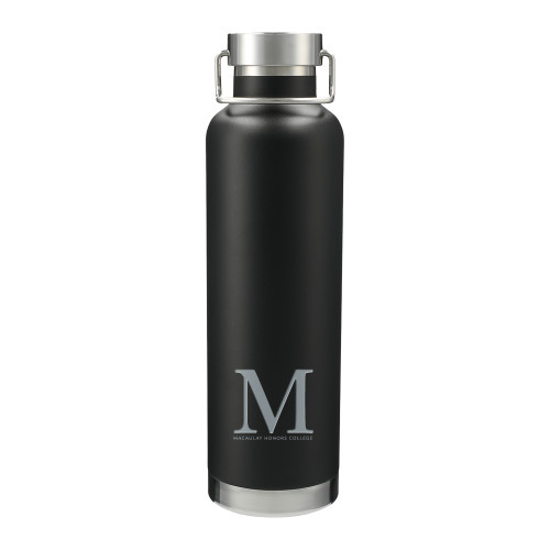 Thor Copper Vacuum Insulated Black Bottle 32oz-Lettered Macaulay Honors Engraved