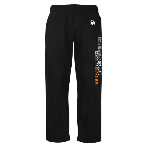 Black Fleece Open Bottom Pant-CUNY Logo
