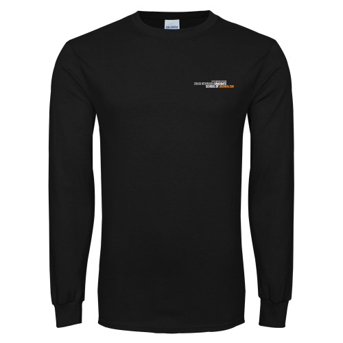 Black Long Sleeve T Shirt-Primary Logo