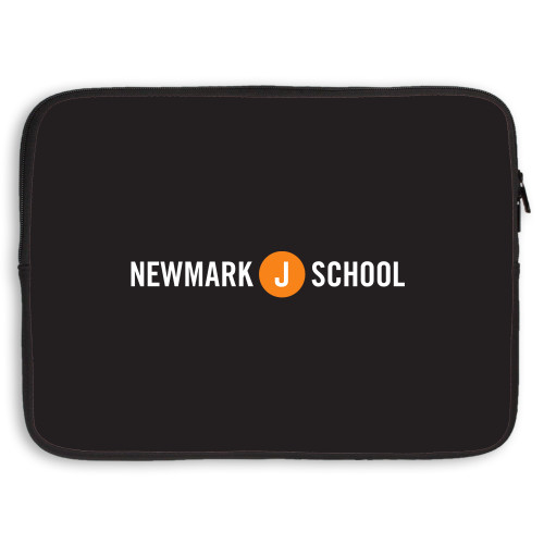 15 inch Neoprene Laptop Sleeve-Short Logo Circle