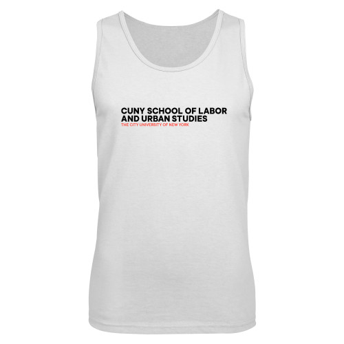 White Tank Top-SLU Logotype