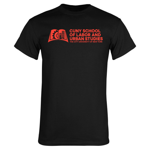 Black T Shirt-SLU CUNY Stacked
