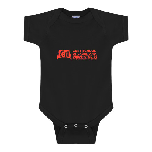Black Infant Onesie-SLU CUNY Stacked