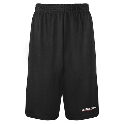 Black Performance Classic 9 Inch Short-SLU Logotype