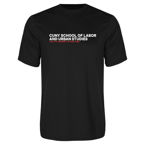 Black Performance Tee-SLU Logotype