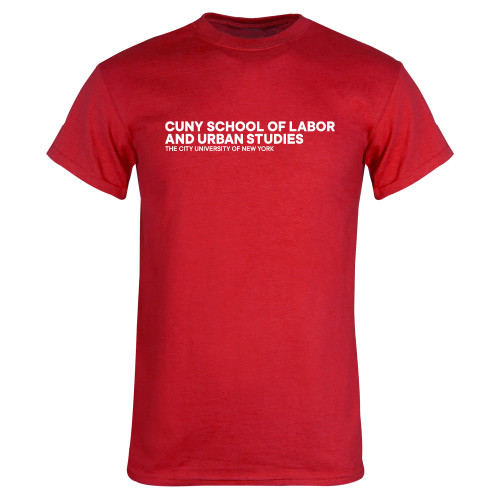 Red T Shirt-SLU Logotype
