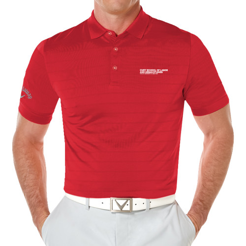 Callaway Red Opti Vent Polo-SLU Logotype