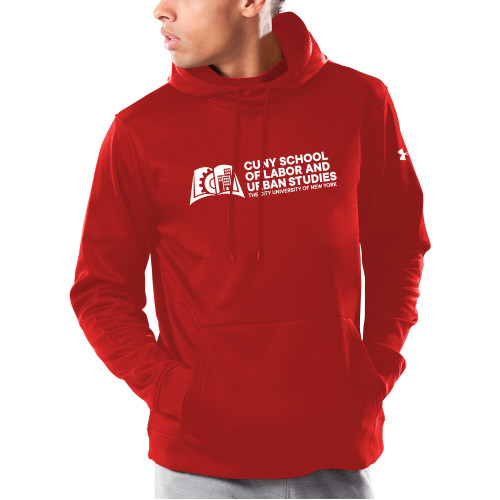 Under Armour Red Armour Fleece Hoodie-SLU CUNY Stacked