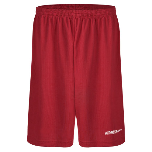 Red Performance Classic 9 Inch Short-SLU Logotype