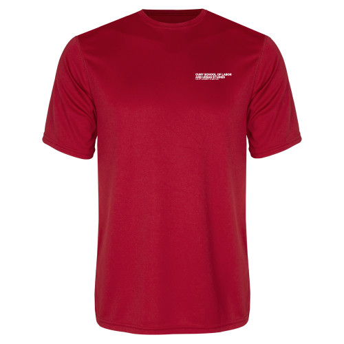 Red Performance Tee-SLU Logotype
