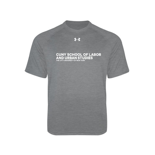 Under Armour Youth Grey Tech Tee-SLU Logotype
