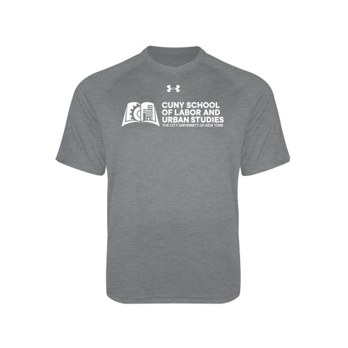 Under Armour Youth Grey Tech Tee-SLU CUNY Stacked