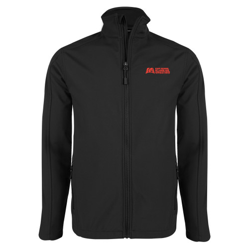 Black Softshell Jacket-SLU CUNY Stacked