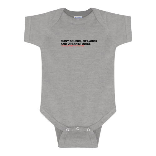 Grey Infant Onesie-SLU Logotype