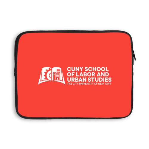 13 inch Neoprene Laptop Sleeve-SLU CUNY Stacked