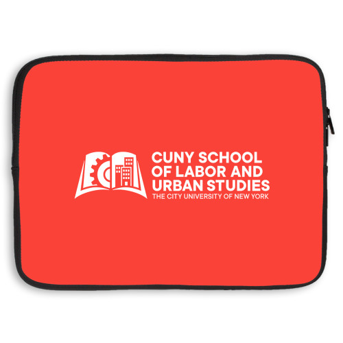 15 inch Neoprene Laptop Sleeve-SLU CUNY Stacked