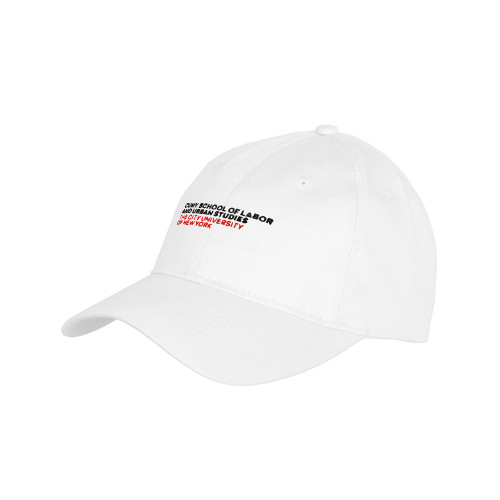 Youth White Pro Style Hat-SLU Logotype