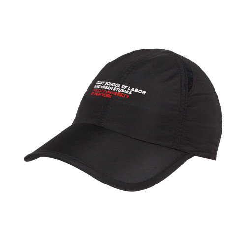 Womens Black Performance Cap-SLU Logotype