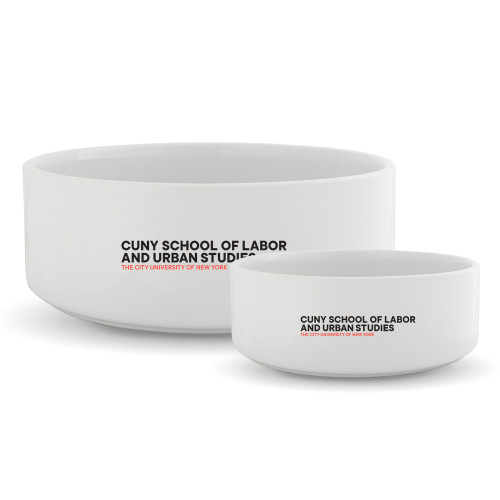 Ceramic Dog Bowl-SLU Logotype