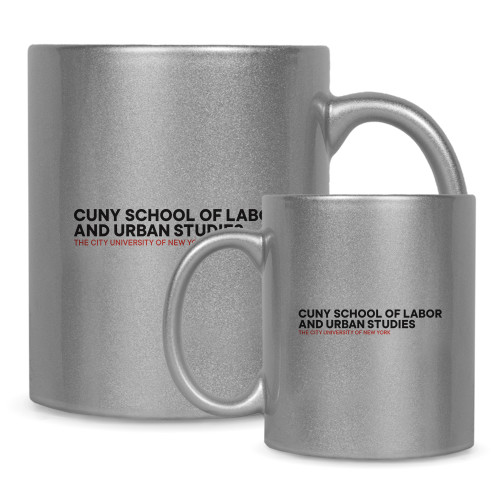 Full Color Silver Metallic Mug 11oz-SLU Logotype