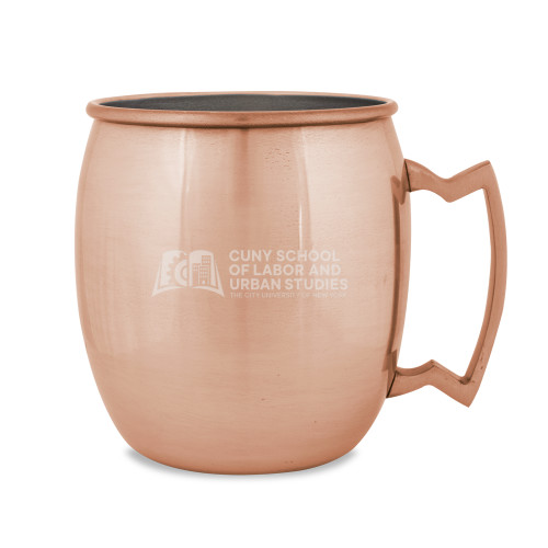 Copper Mug 16oz-SLU CUNY Stacked Engraved
