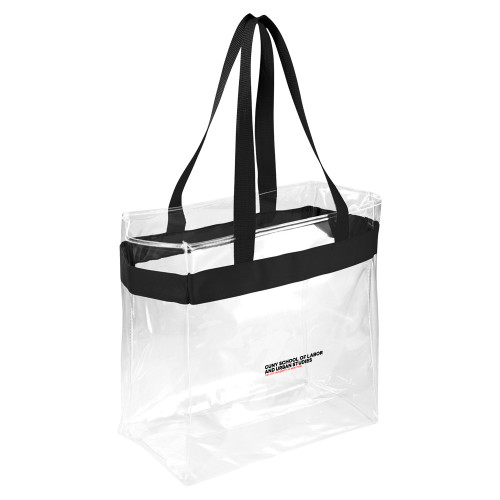 Game Day Clear Stadium Tote-SLU Logotype