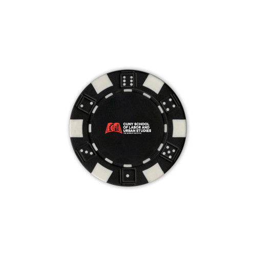 Black Game Chip-SLU CUNY Stacked