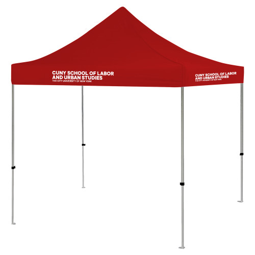 9 ft x 9 ft Red Tent-SLU Logotype