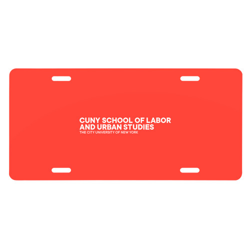 License Plate-SLU Logotype