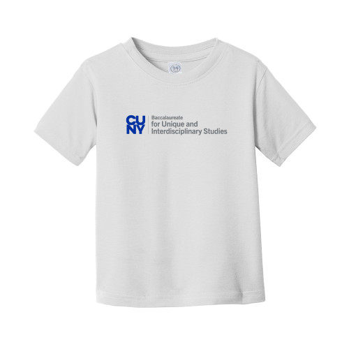 Toddler White T Shirt-CUNY Baccalaureate Primary Mark