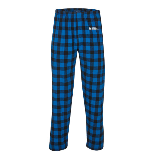 Boxercraft Royal/Black Buffalo Unisex Flannel Pajama Pant-CUNY Baccalaureate Primary Mark