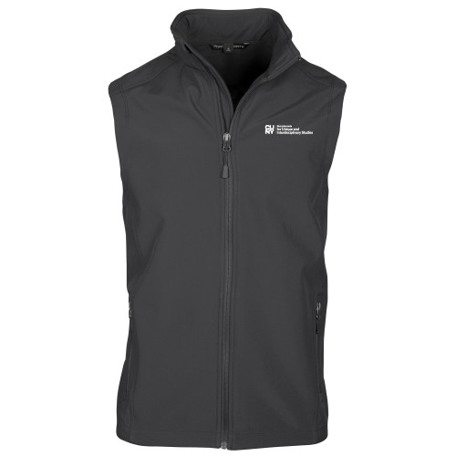 Charcoal Softshell Core Vest-CUNY Baccalaureate Primary Mark