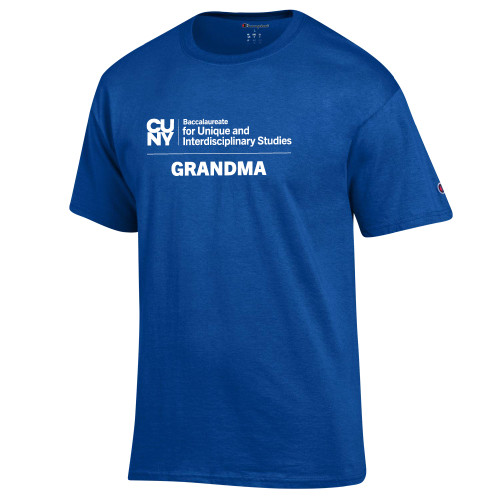 Champion Royal T Shirt-CUNY BA - Grandma