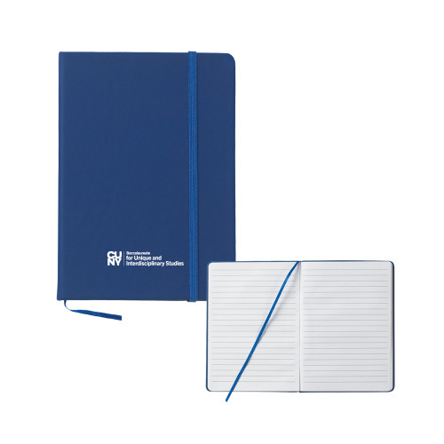 5x7 Blue Hard Cover Journal-CUNY Baccalaureate Primary Mark