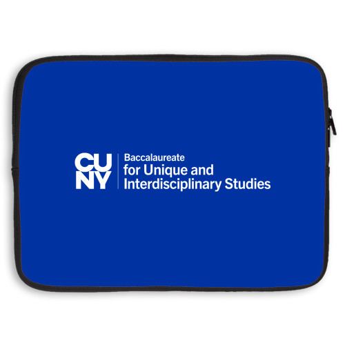 15 inch Neoprene Laptop Sleeve-CUNY Baccalaureate Primary Mark