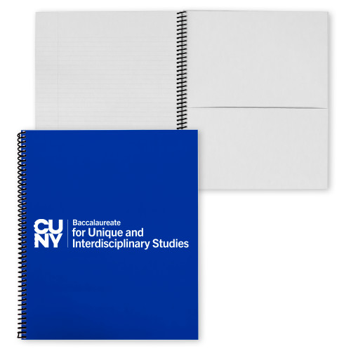 College Spiral Notebook w/Black Coil-CUNY Baccalaureate Primary Mark