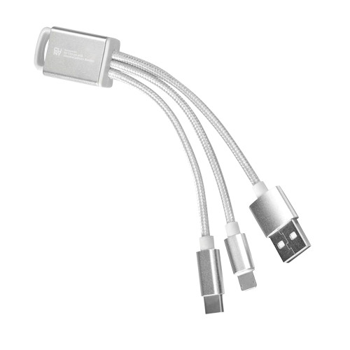 3 in 1 Silver Cable-CUNY Baccalaureate Primary Mark Engraved
