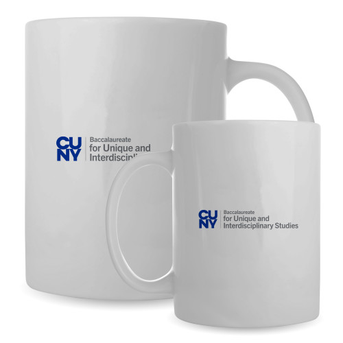 Full Color White Mug 15oz-CUNY Baccalaureate Primary Mark