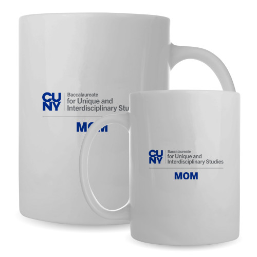 Full Color White Mug 15oz-CUNY BA - Mom
