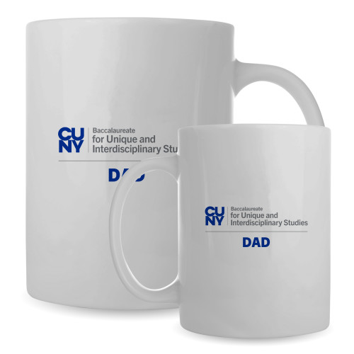 Full Color White Mug 15oz-CUNY BA - Dad