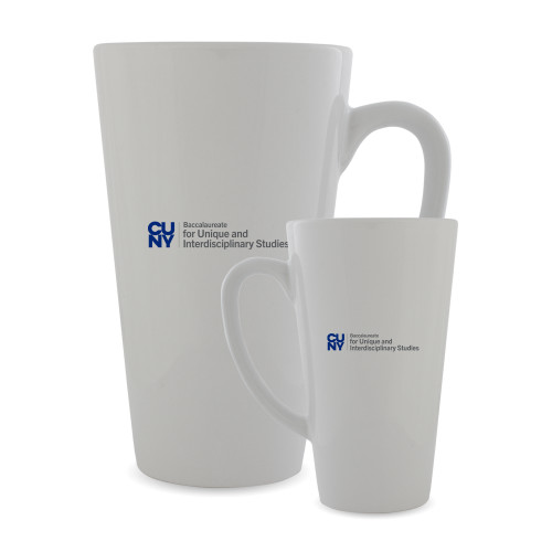Full Color Latte Mug 17oz-CUNY Baccalaureate Primary Mark