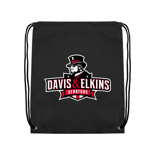  Black Drawstring Backpack - Primary Mark