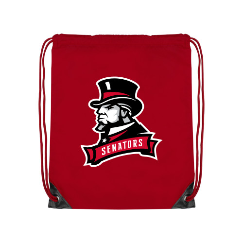  Red Drawstring Backpack - Senators