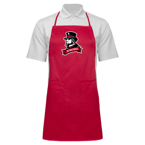  Full Length Red Apron - Senators