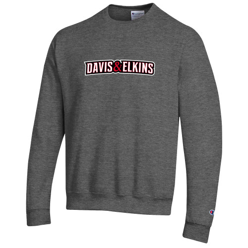 Davis & Elkins Champion Granite Heather Fleece Crew